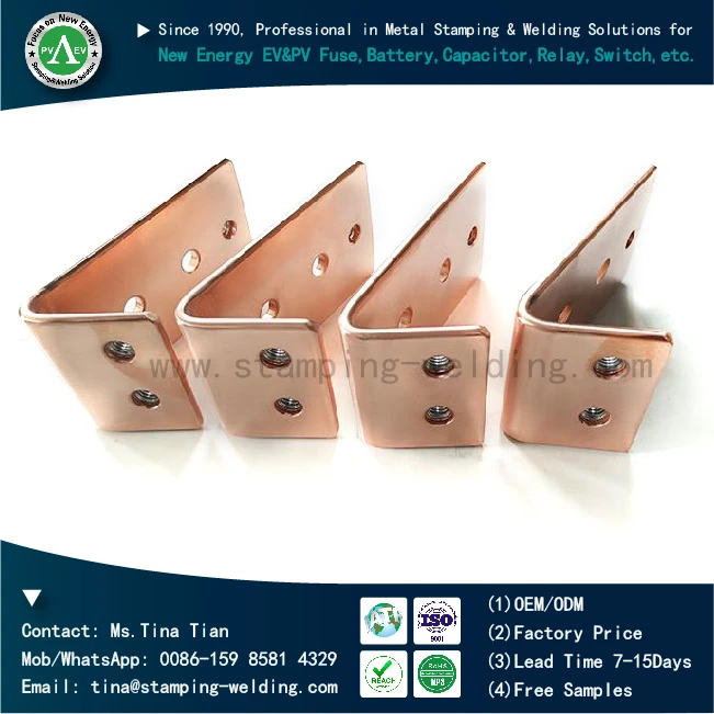 Custom Copper Fabricated Busbars