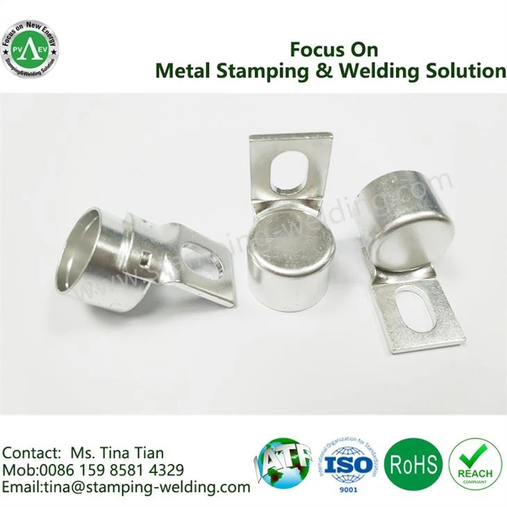 Silver-plated Copper End Cap For EV Fuse