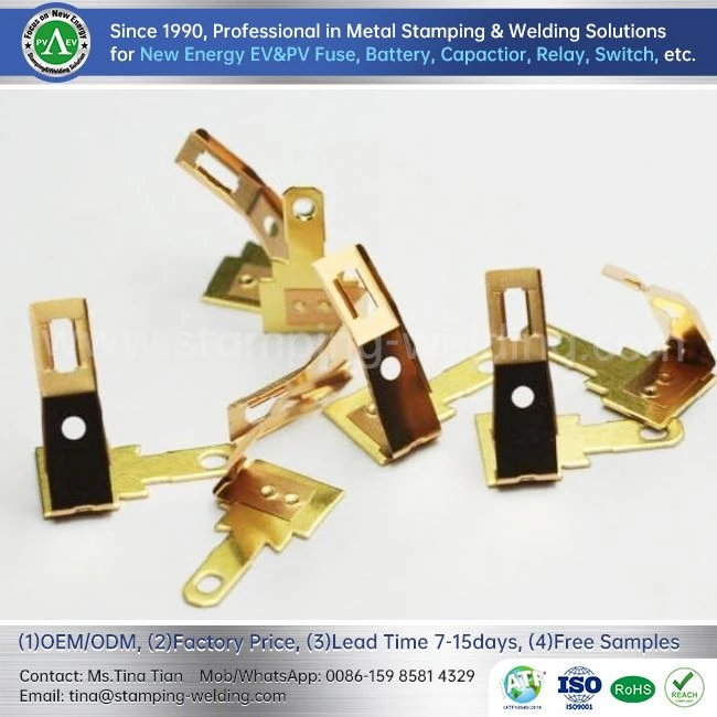 Brass Stamping Parts For Electrical Equipment Manufacturing