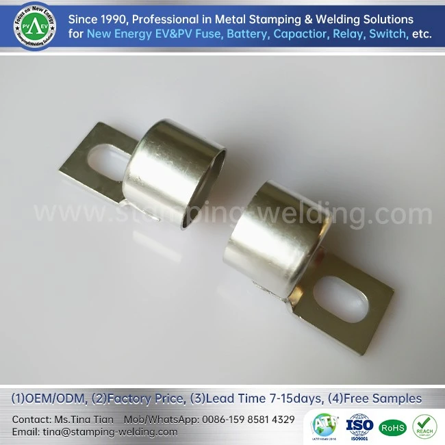 Copper Cap for High Voltage Automotive Fuses