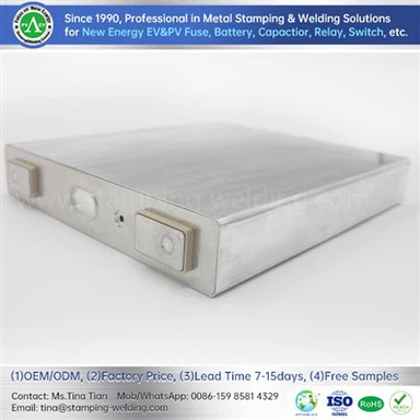 Cangkang Aluminium Untuk Wadah Baterai Prismatik Dan Silinder