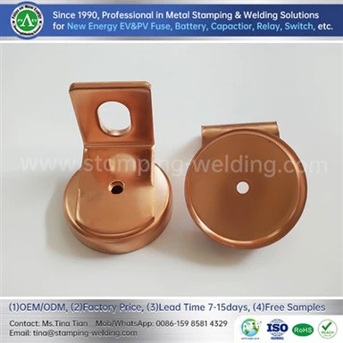 Tutup Tembaga Dan Terminal Tipe L Untuk Sekring EV