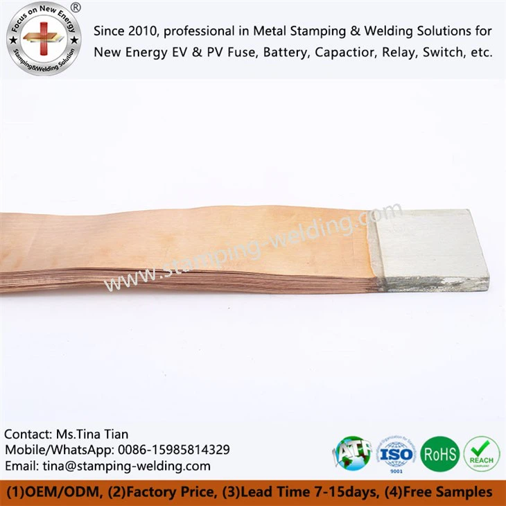 Flexible Battery Pack Copper Connectors