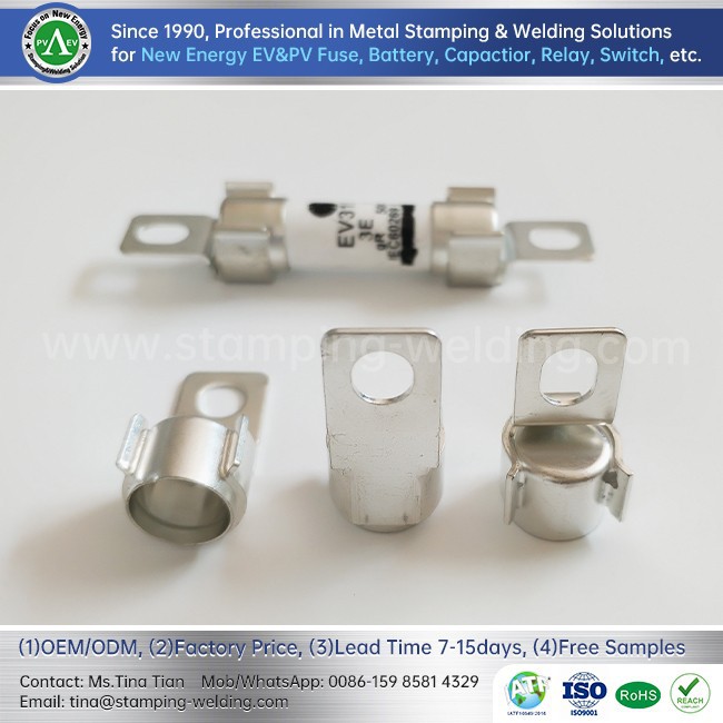 Copper Caps For Photovoltaic Fuse