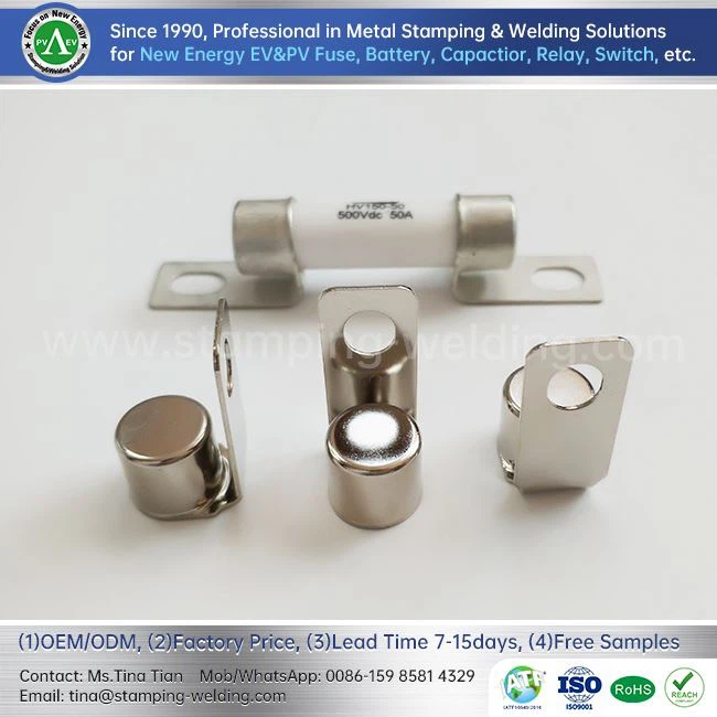 Tutup ujung listrik untuk sekering PV