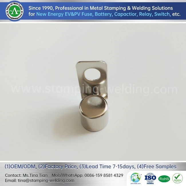 EV sekering topi tembaga berlapis nikel
