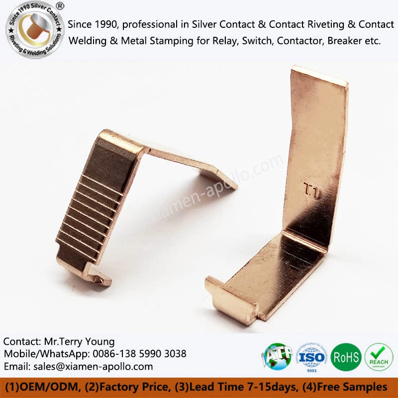 Copper stamped components Copper stamped components