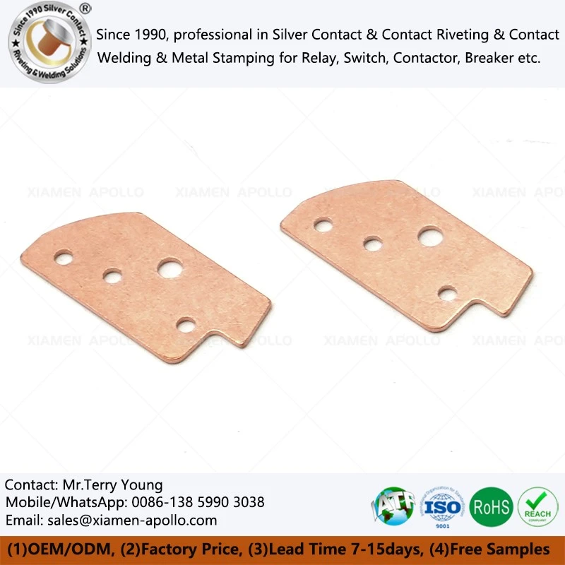 Copper Stamped Electrical Contacts Copper Stamped Electrical Contacts