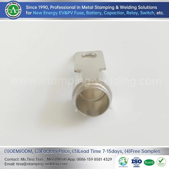 Nickel-plated Copper Fuse Contact For EV