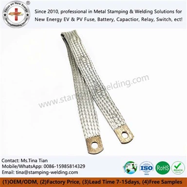 Jumper tembaga dikepang berlapis timah berlapis timah