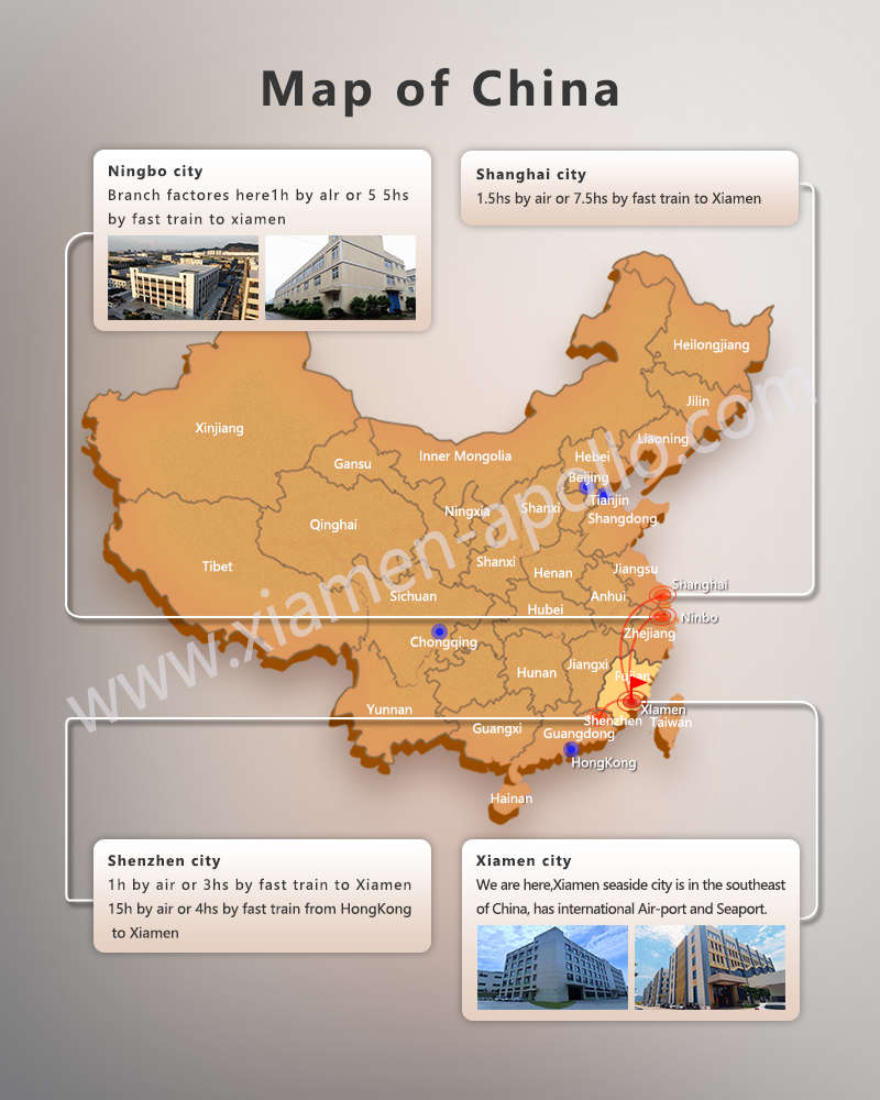 Map of Chinese Factories to Product EV Battery Busbar Map of Chinese Factories to Product EV Battery Busbar