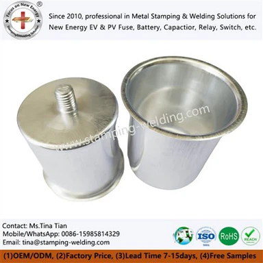 Kapasitor silinder shell aluminium