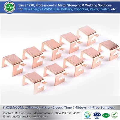 Bagian Stamping Tembaga Logam Kustom