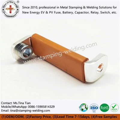 BusBar Tembaga Berlapis Nikel Mencelupkan PVC Untuk Baterai EV